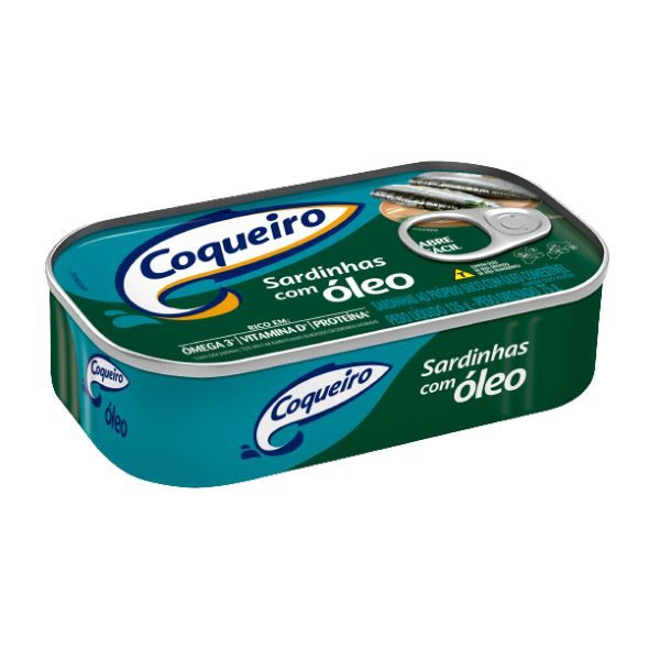 Sardinha com Óleo 125g 1 UN Coqueiro
