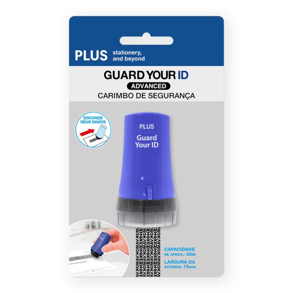 Carimbo de Segurança em Rolo Azul 1 UN Pentel
