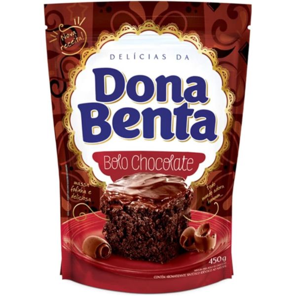 Mistura para Bolo 450g Chocolate 1 Un Dona Benta