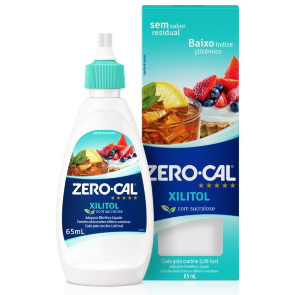 Adoçante Liquido Xilitol 65ml 1 UN Zero Cal