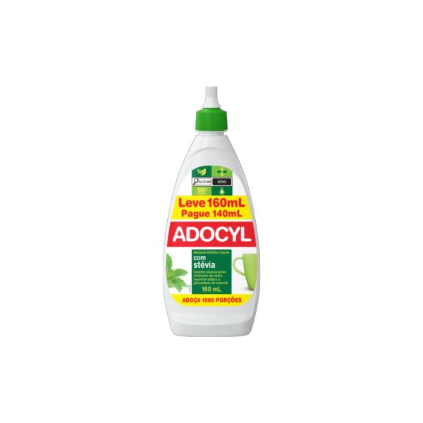 Adoçante Liquido Stevia 160ml 1 UN Adocyl
