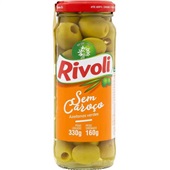 Azeitona Verde sem Caroço Vidro 160g 1 UN Rivoli