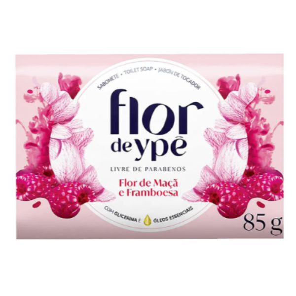 Sabonete em Barra Flor de Maçã e Framboesa 1UN 85g Flor de Ypê