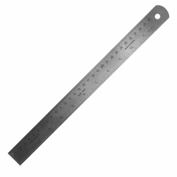 Régua Aço 30cm Flex-30 1 UN Trident