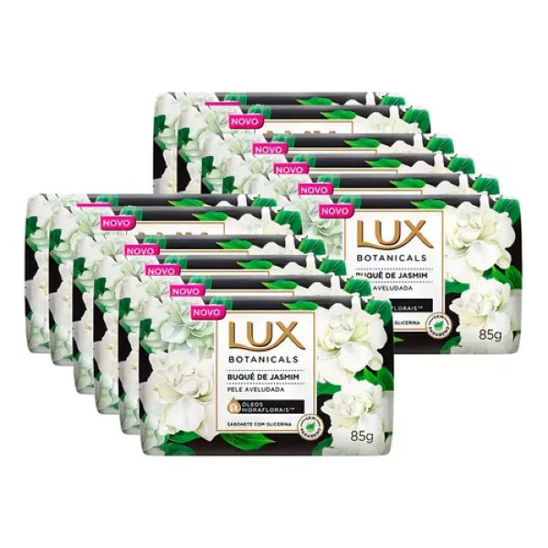 Sabonete em Barra Suave 85g Buquê de Jasmim PT 12 UN Lux