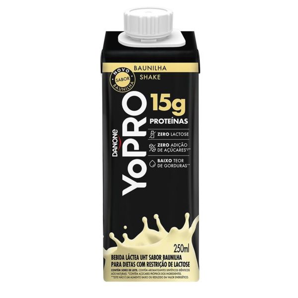 Bebida Láctea YoPro 15g Pro Baunilha 250ml 1 UN Danone