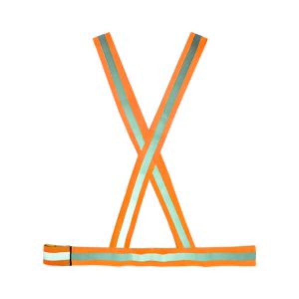 Colete X Refletivo Laranja Tamanho Único 1 UN Plastcor