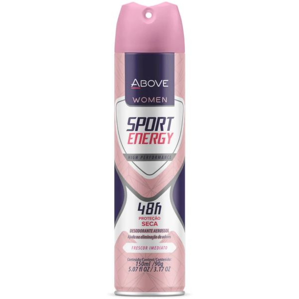 Desodorante Antitranspirante Aerossol Women Sport Energy 48h 150ml 1 U