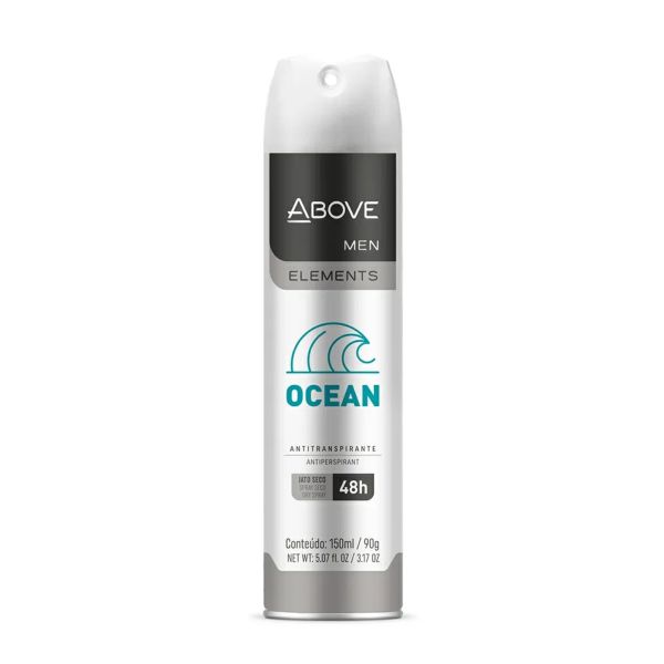 Desodorante Antitranspirante Aerosol Men Elements Ocean 48h 1 UN 150ml
