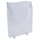 Expositor Organizador Vertical, A4 233x40x295mm Cristal 3054 1 UN Dell