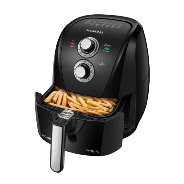 Fritadeira Elétrica Air Fryer 4L AFN-40-BFS 1500W 127V Preto 1 UN Mond