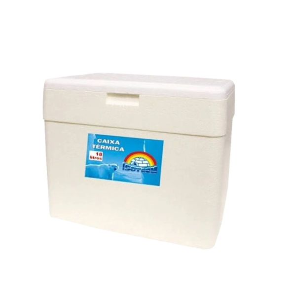 Caixa Térmica de Isopor 18L 1 UN Isoterm