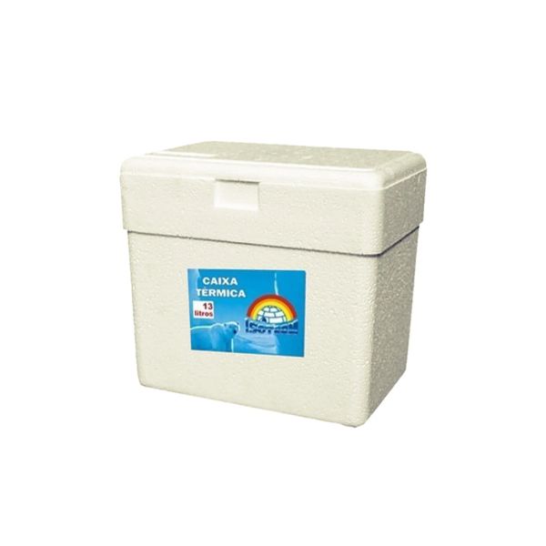 Caixa Térmica de Isopor 13L  1 UN  Isoterm