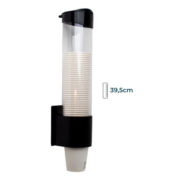 Dispenser FNS Plástico para Copo de Papel Preto 1 UN