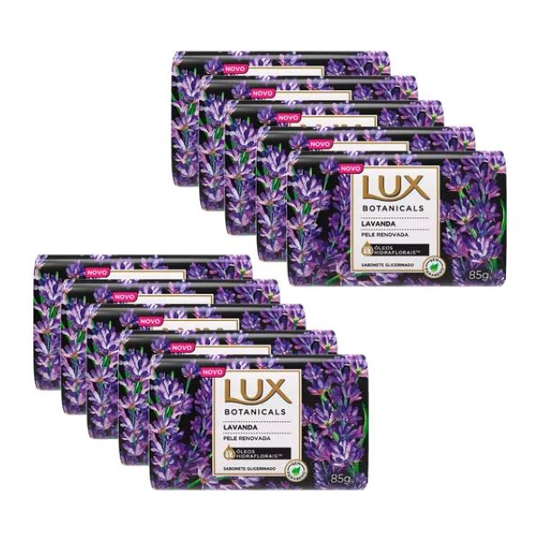 Sabonete em Barra Suave 85g Lavanda PT 12 UN Lux
