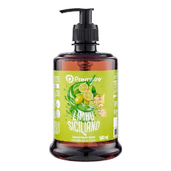 Sabonete Liquido Corporal Vegano Limão Siciliano 500ml 1 UN Premisse