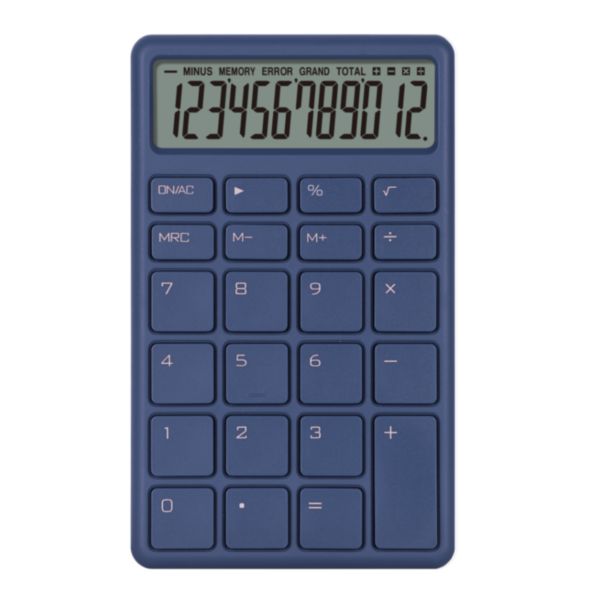 Calculadora de Mesa 12 Dígitos Azul PC110 1 UN Procalc