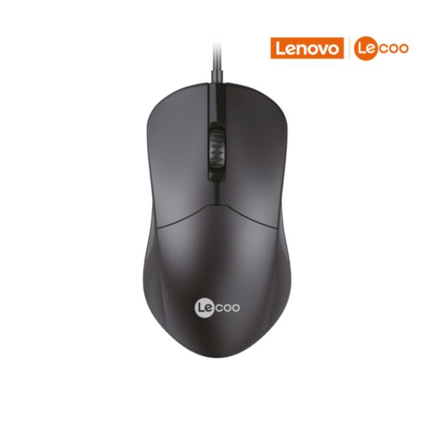 Mouse USB MS102 Preto 1 UN Lecoo