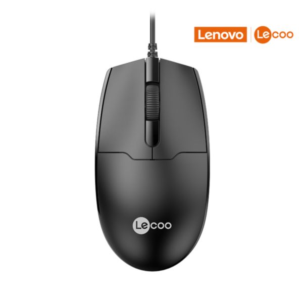 Mouse USB MS101 Preto 1 UN Lecoo