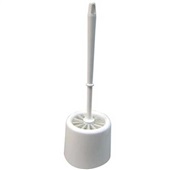 Escova para Vaso Sanitário Branco ES01AM 1 UN Bralimpia