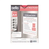 Expositor Display Quadro Multiuso A4 Cristal 210x5x300mm 0534 1 UN Del