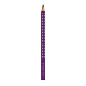 Lápis Preto B Nº2 Eco Grip Roxo Triangular 1 UN Faber Castell