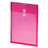 Envelope Vai e Vem Vertical Rosa 240x340mm 1 UN Plascony