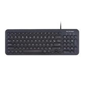 Teclado Multimídia Teclas Redondas USB Preto TC234 1 UN Multilaser