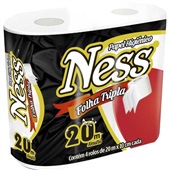 Papel Higiênico Neutro Folha Tripla 20m PT 4 RL Ness